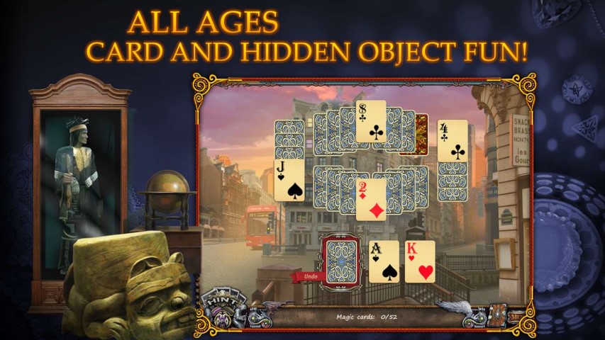 Solitaire Mystery: Stolen Power Capture d'écran 1