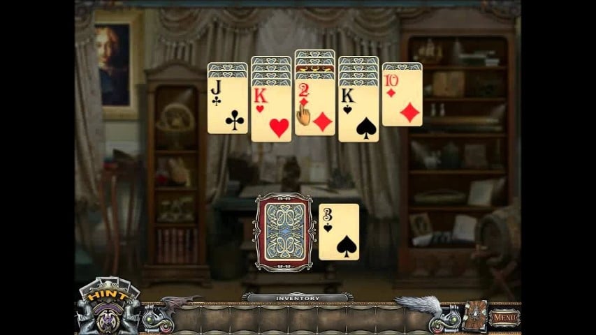 Solitaire Mystery: Stolen Power Schermafbeelding 2