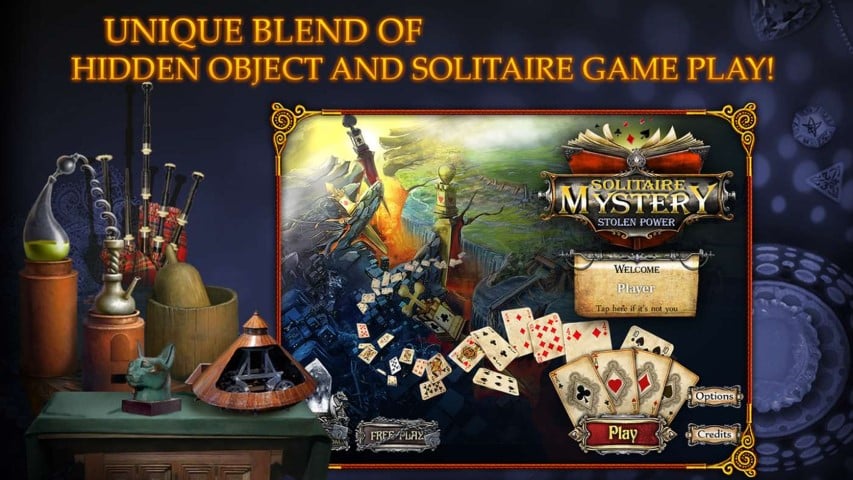 Solitaire Mystery: Stolen Power Capture d'écran 6