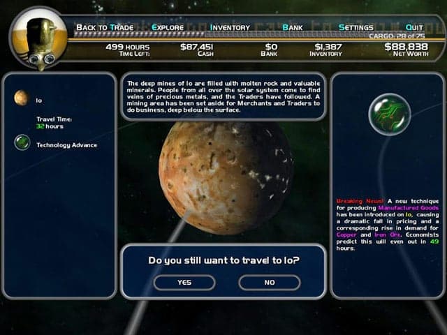 Space Trader Screenshot 2