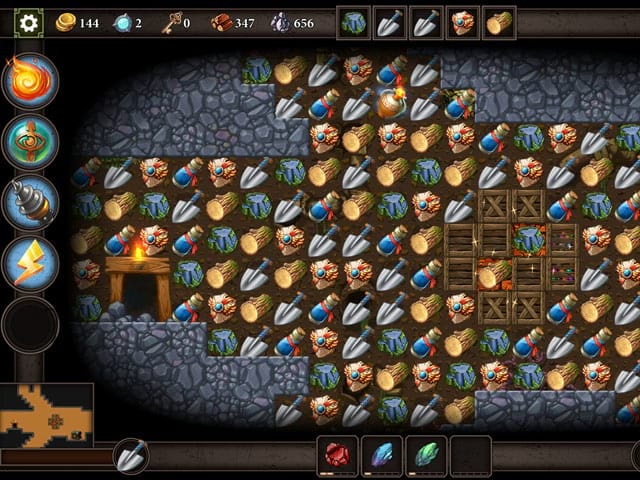 Spelunking: The Mine Match Schermafbeelding 1