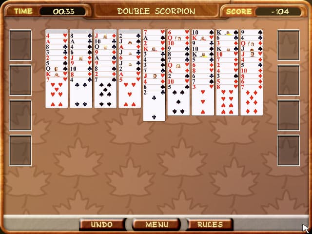 Spider Solitaire Schermafbeelding 2