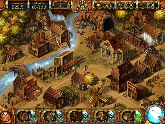 Wild West Story Match 3 Скриншот 2