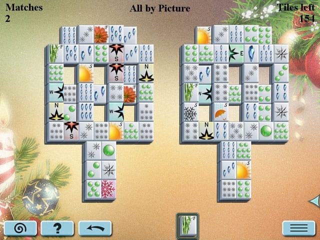 Winter Mahjong Скриншот 2