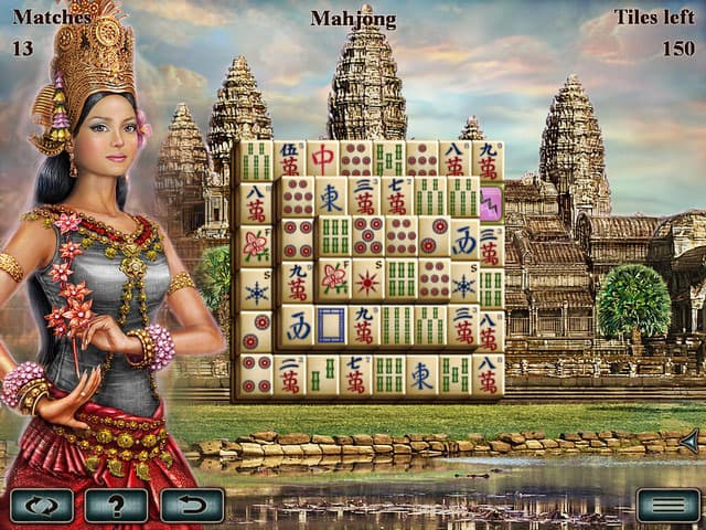 Greatest Temples Mahjong Schermafbeelding 1