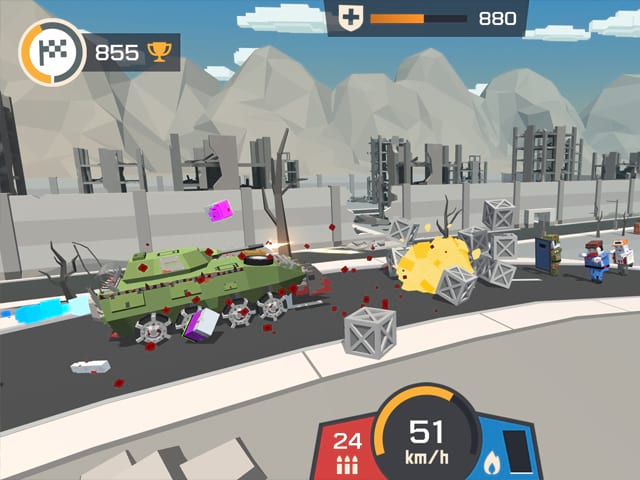 Zombie Derby: Pixel Survival Screenshot 1