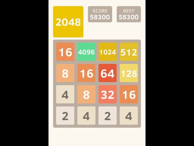 2048 Schermata 2