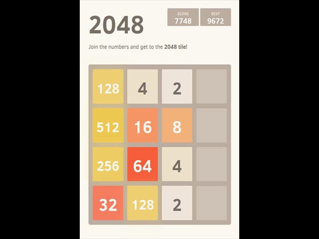 2048 Schermata 3