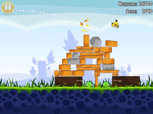 Angry Birds Capture d'écran 1