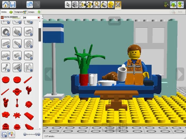 Lego Digital Designer Schermafbeelding 3