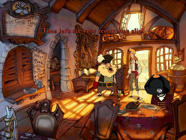 The Curse of Monkey Island Schermafbeelding 2